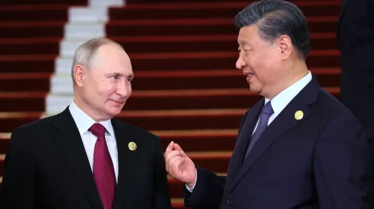 Встреча Путина с Си в Пекине 